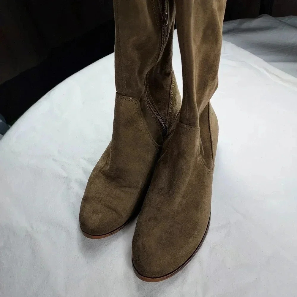 Aldo Womens Boots Brown Suede Size 7.5 - Picture 4 of 10